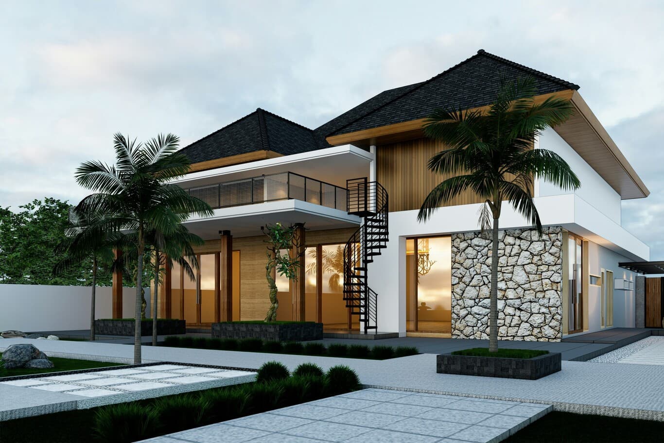 demolish and rebuild villa