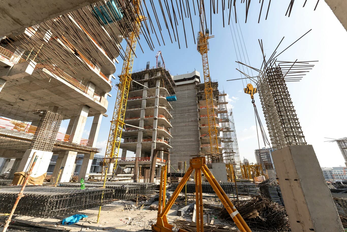 mixed-use development construction Dubai